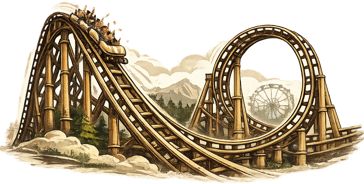 Roller coaster ParkOzia